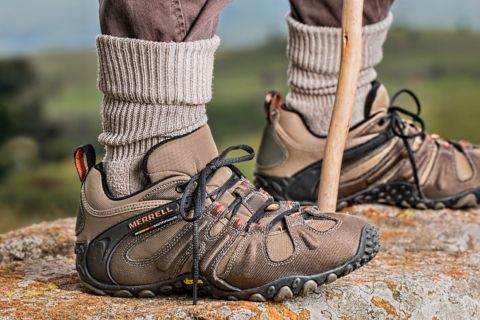 Gutes Schuhwerk ist wichtig bei den Wanderungen