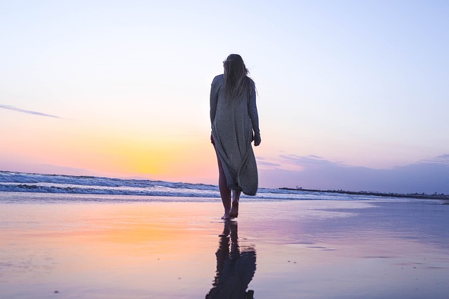 Alleine am Strand